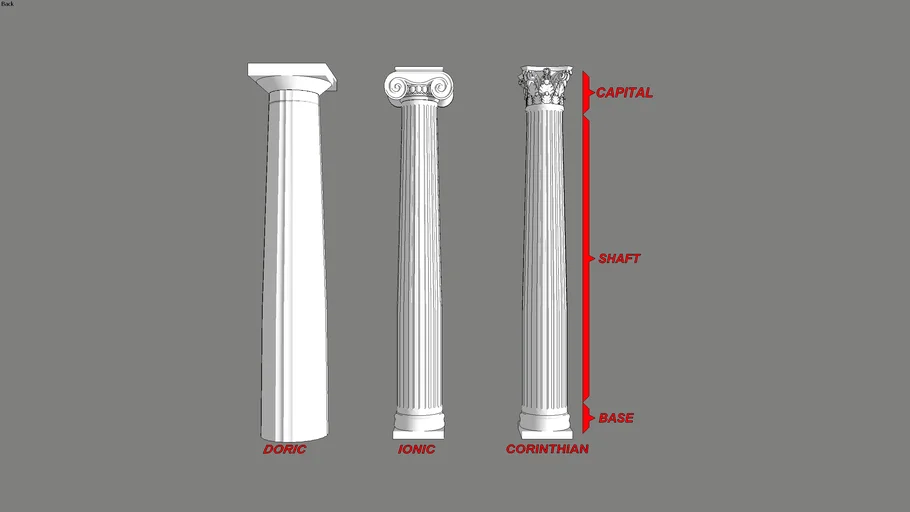 The Three Orders of Greek Architecture
