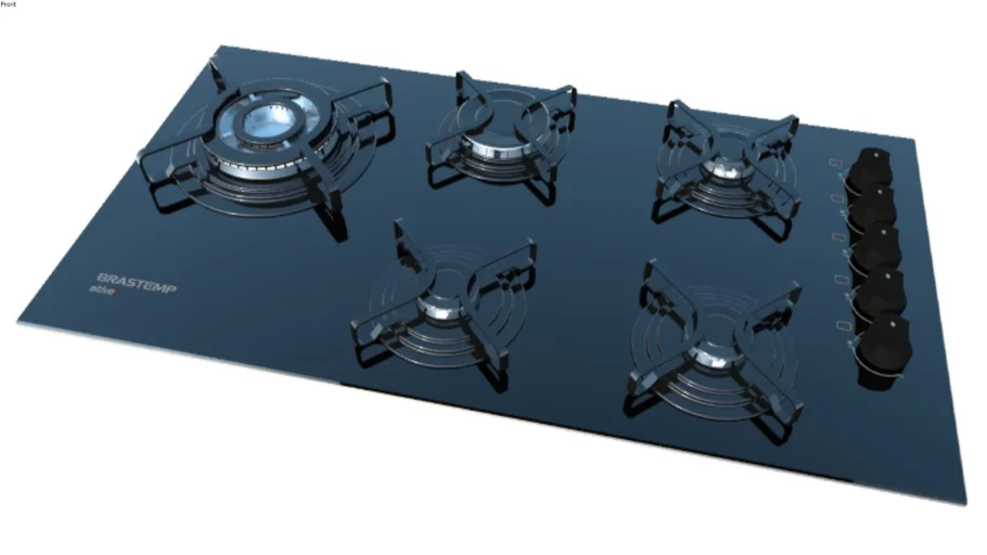 Cooktop Brastemp Ative! BDD85 |vray|