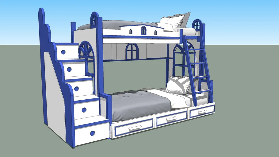 double children's bed