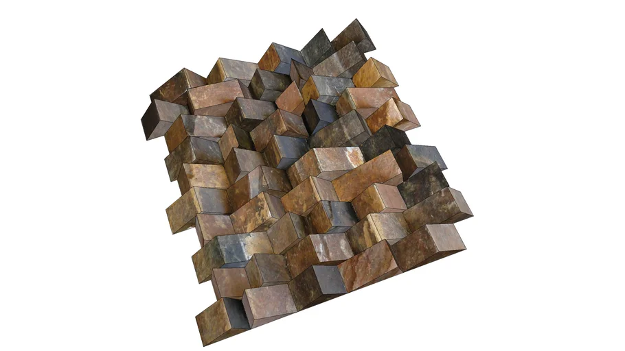 MOSAICO 30 PF PEDRA FERRO FERRUGEM - PIETRE COLORATE