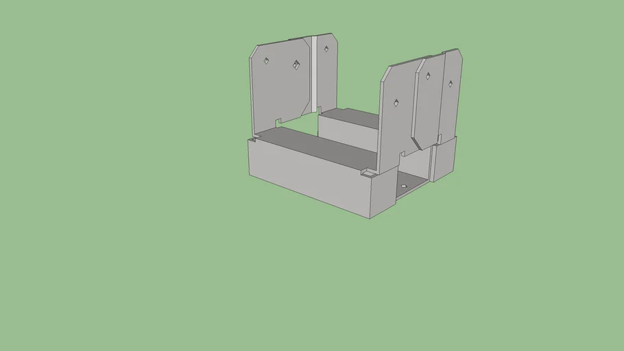 ABA44Z Adjustable Standoff Post Base (Low Polygon)
