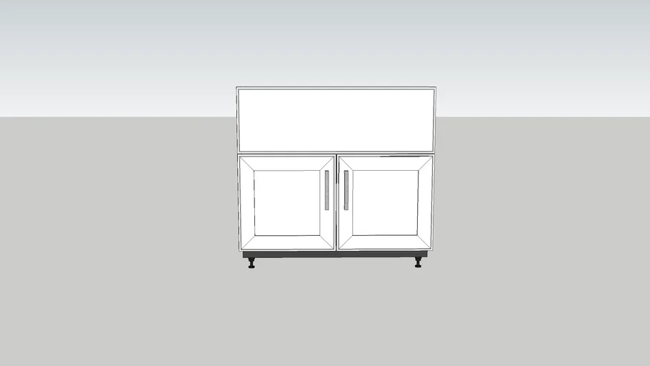 Farm Sink Base - 2 Door