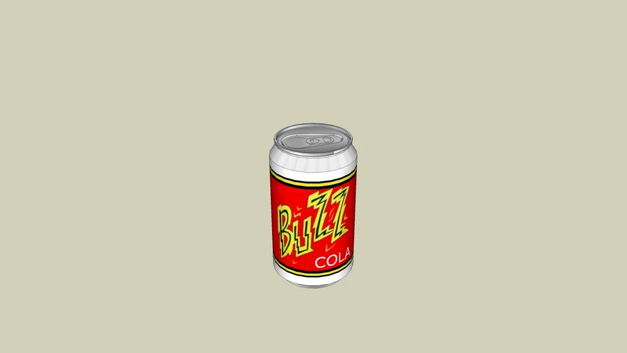 canette de Buzz Cola | 3D Warehouse
