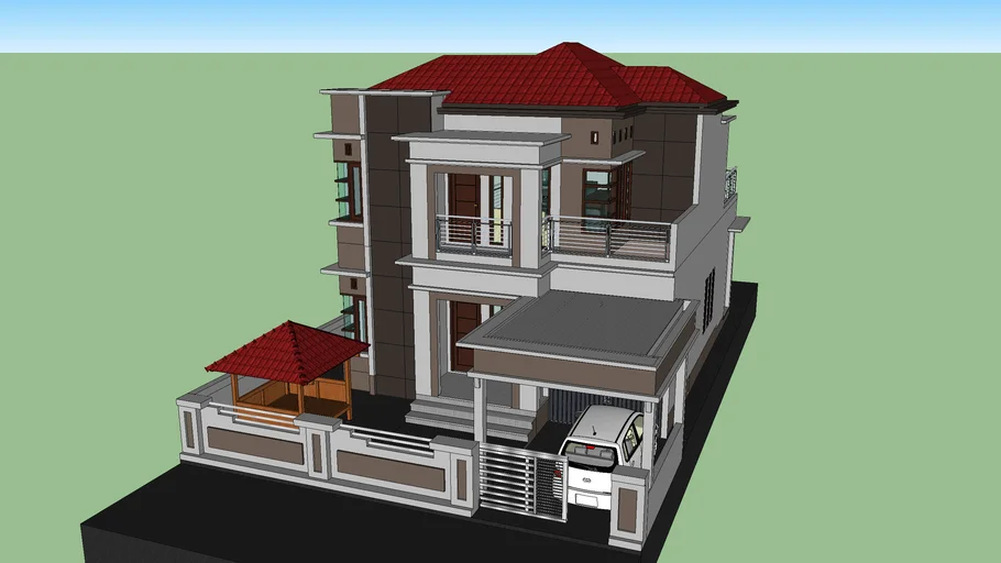 Desain Model 2 Rumah Rabakodo Kab. Bima