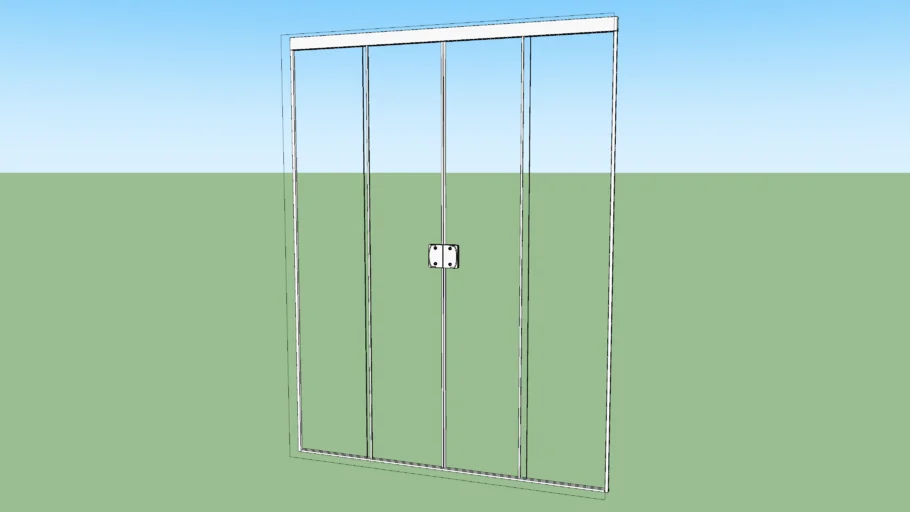 Porta Correr 4 folhas