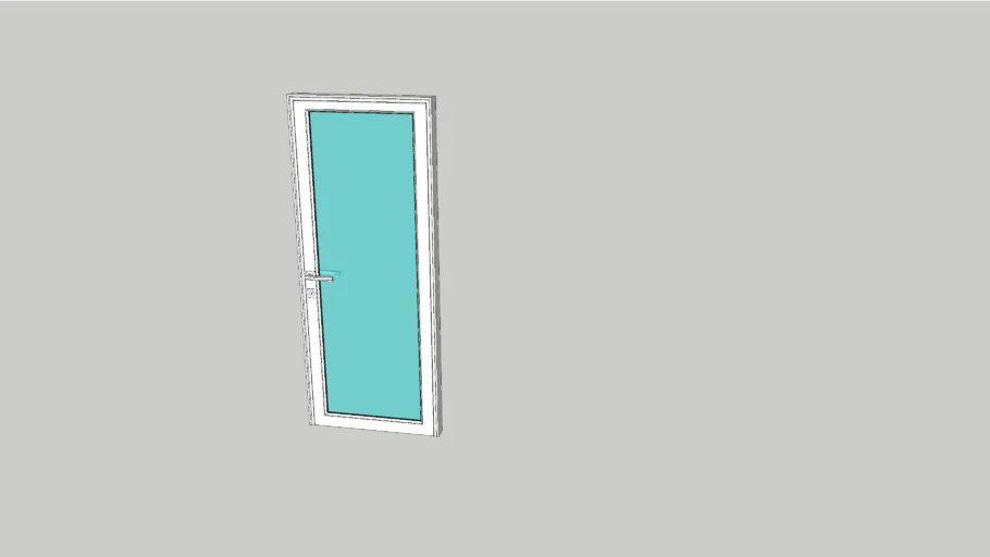 Aluminium door
