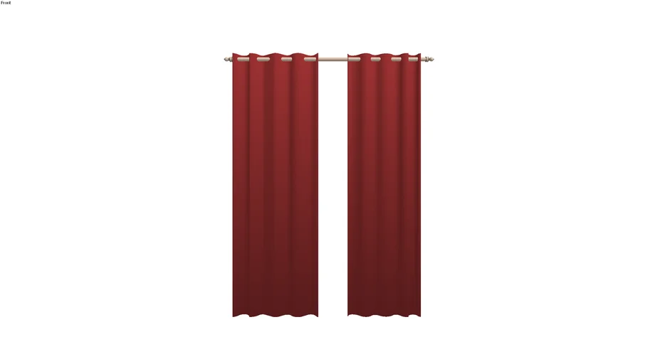 Curtain for window covering