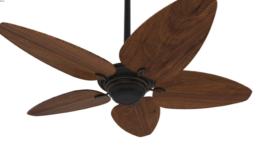 Palm ceiling fan (High Detail)