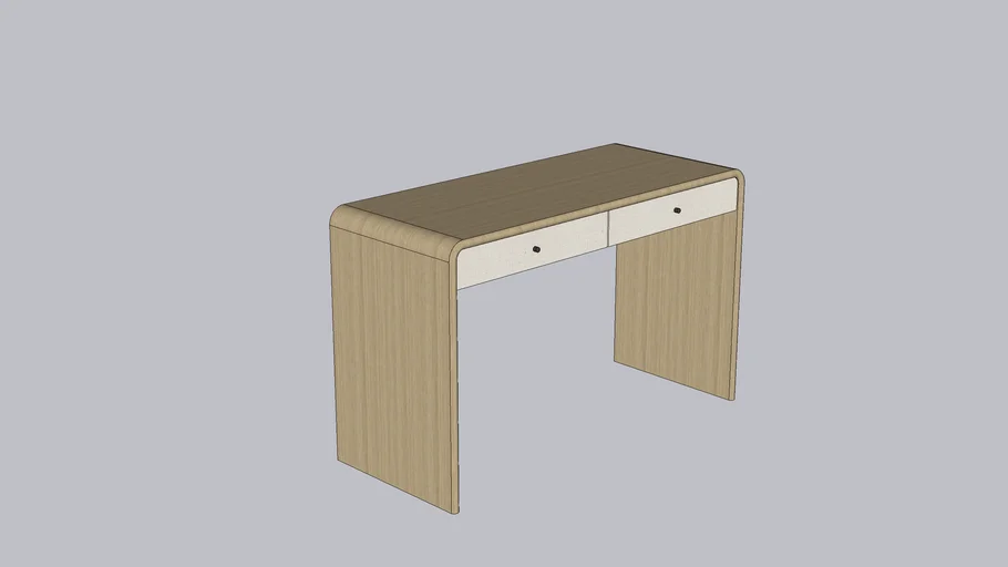 Modern Waterfall Desk - West Elm
