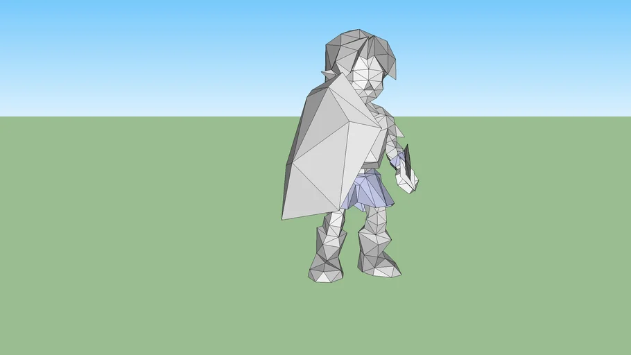 N64 Ocarina of Time Young Link (Without Textures)