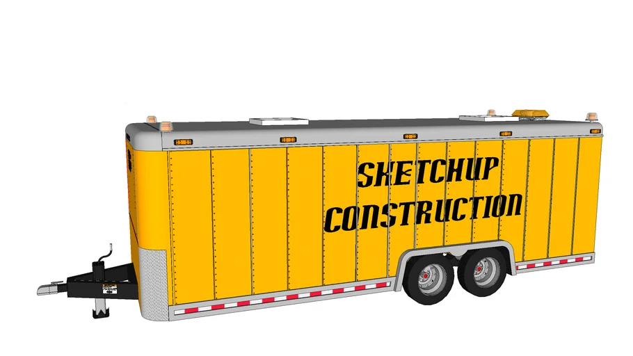 Sketchup Construction Trailer