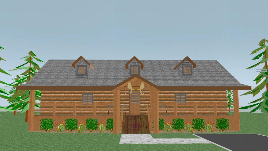 Log Cabin - Fully Furnished.
