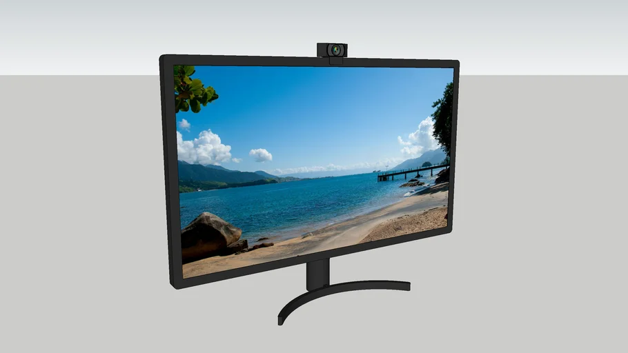 Monitor 32" + WebCam