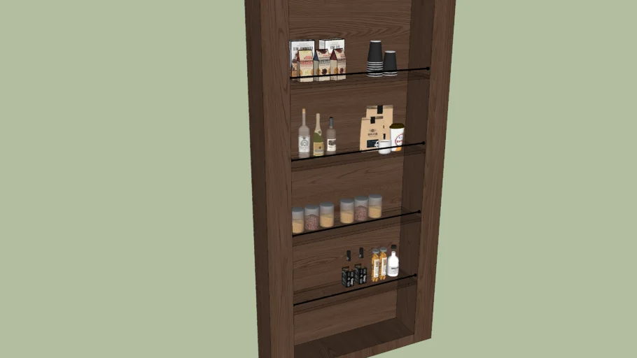 Kitchen Open Cabinet