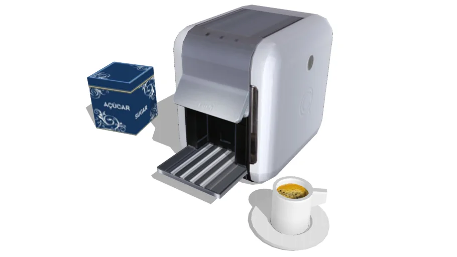 Delta Coffee machine (low poly)