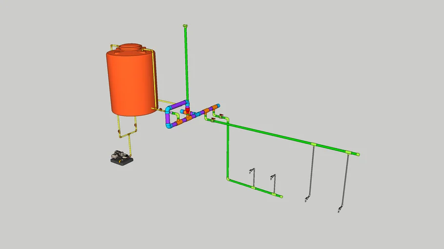 Header System Plumbing / Pemipaan Sistem Header