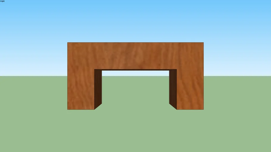 Wooden table