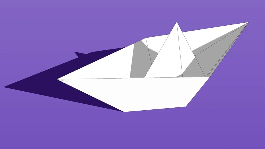 Paper ship  model
