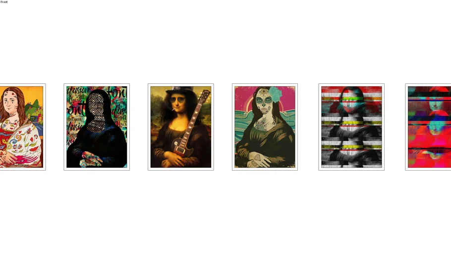 Releituras Monalisa - Artistas Diversos