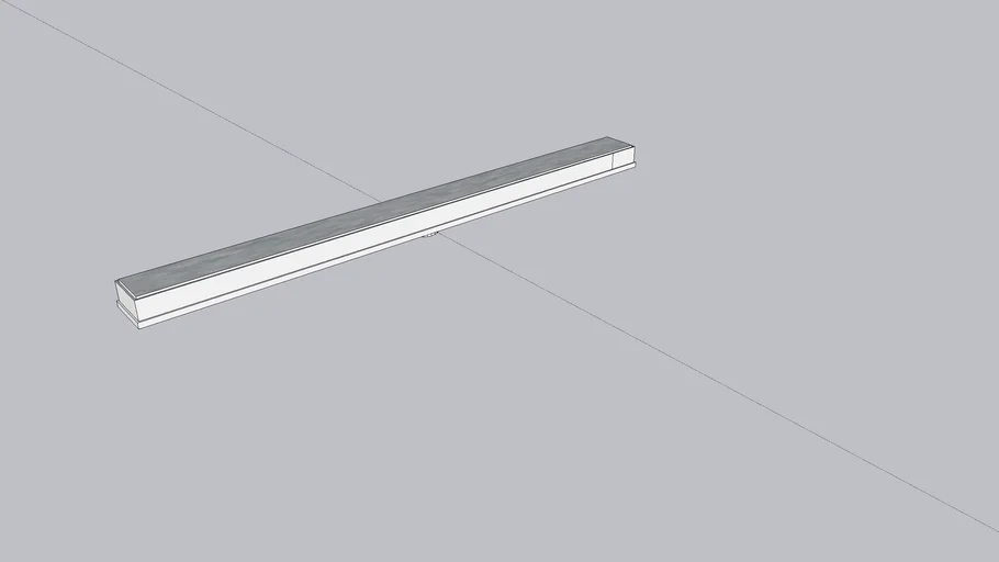 Rejilla moderna rectangular para baño