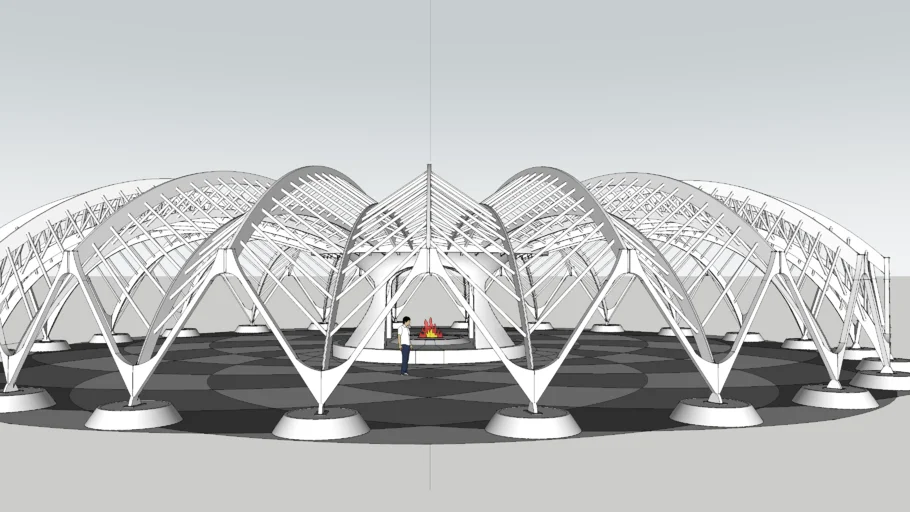 Circular Truss Pavilion