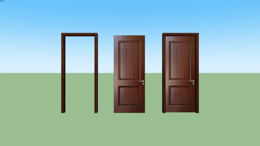Puertas y marcos de madera