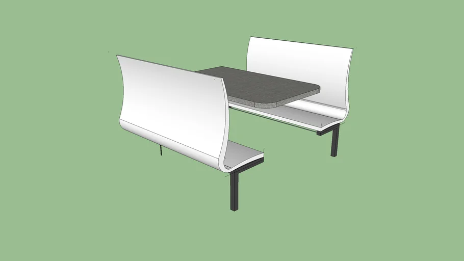 Plymold Contour Laminate Booth Seating 