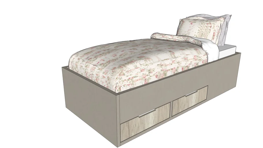 Cama com Gaveta