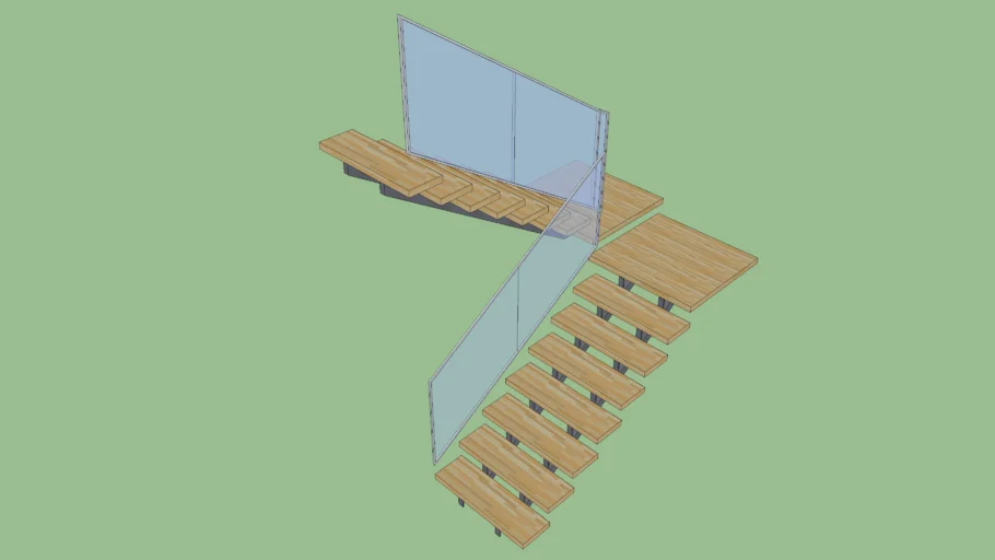 Escalera de 2 tramos