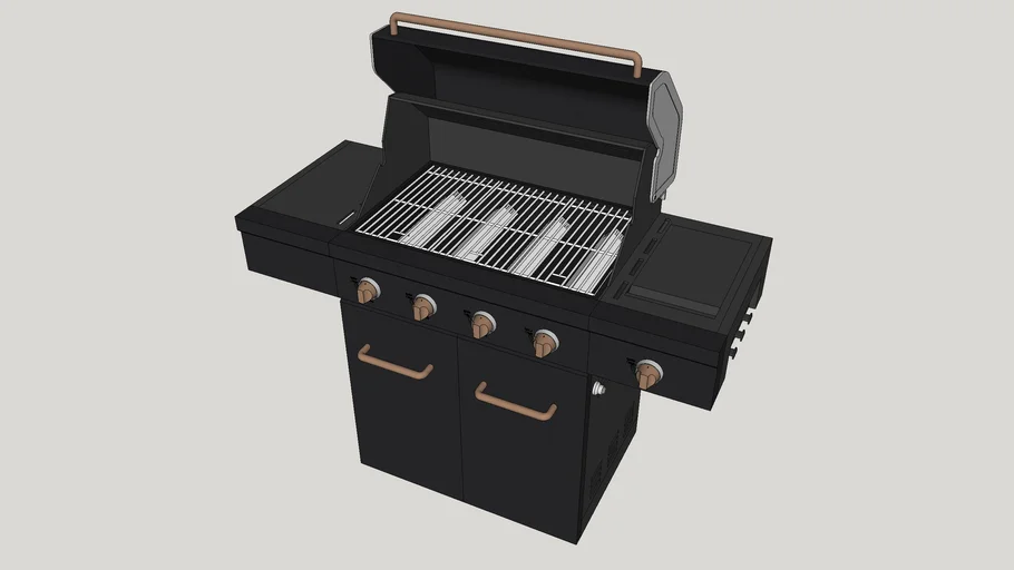Kenmore 4 - Burner Free Standing Liquid Propane 52000 BTU Gas Grill (Part number: PG-40409S0LB-1)