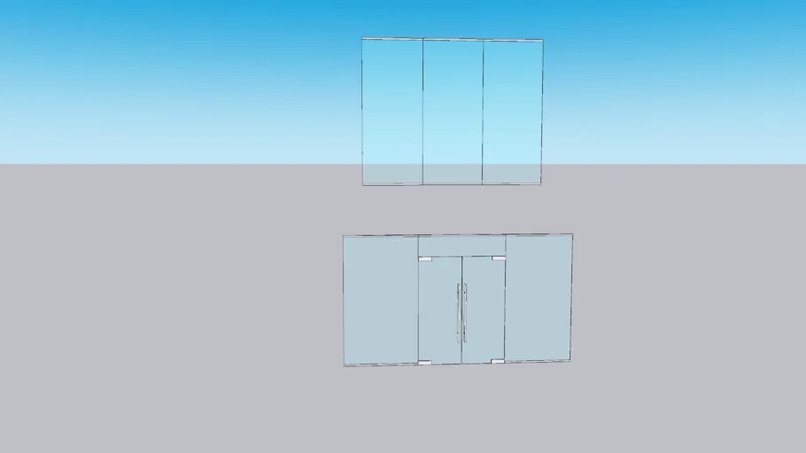Toughened glass and partition ar glass latur 