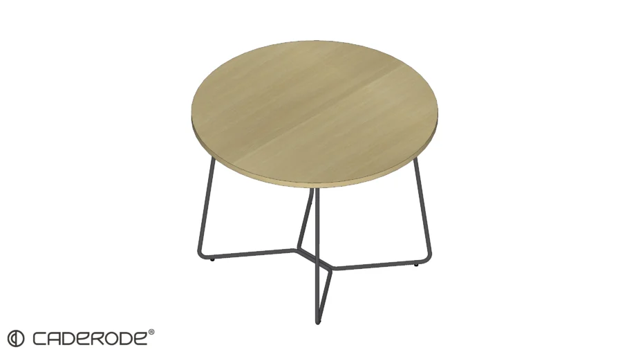 Mesa de Reunião Redonda c/ Pé Tubular 1000 - FORBEN