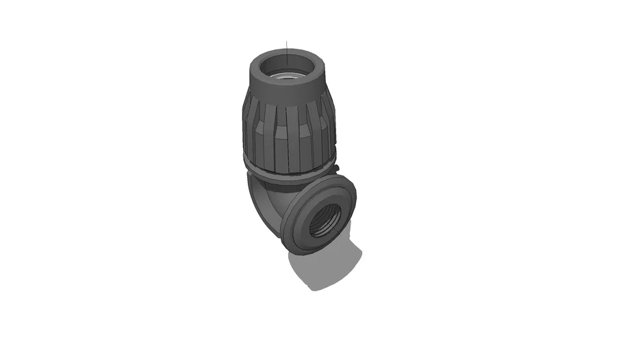 Codo/Elbow 90º PP 20 mm - 1/2" rosca hembra/female thread - COMPLETE