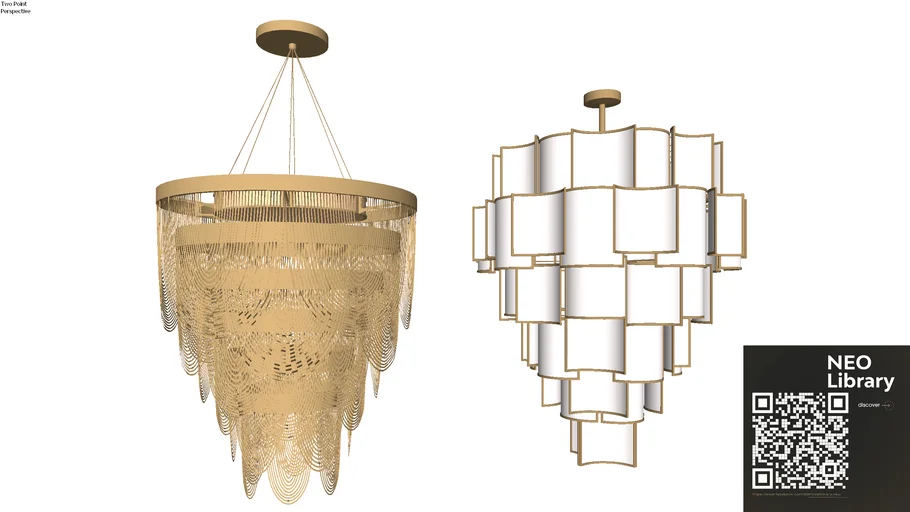 Modern Metal Chandelier
