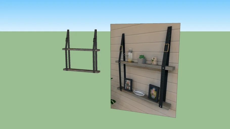 shelf with belt