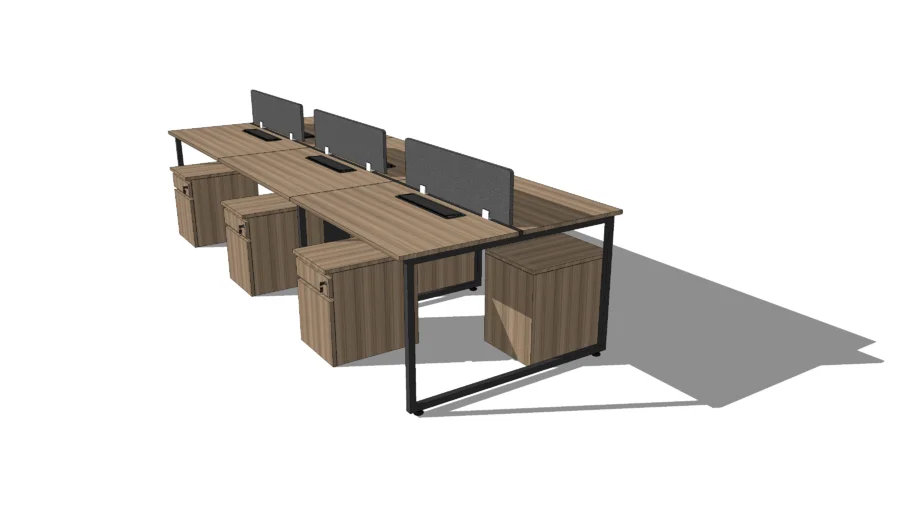 Industrial Workstation by VINOTI Office