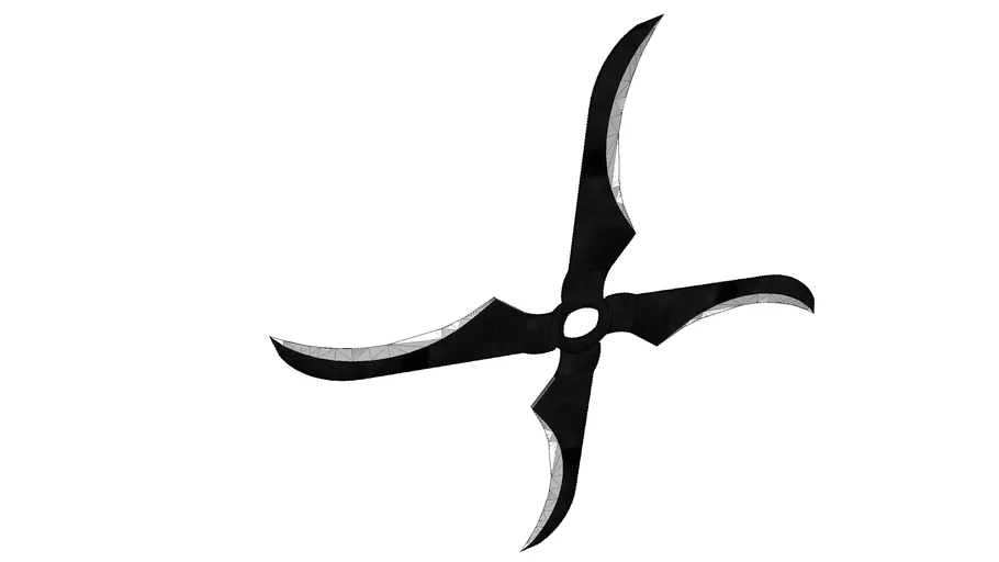 shuriken de vento demoniaco.
