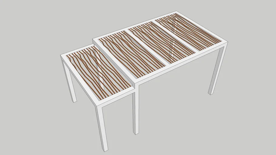 PERGOLA CON BARRA