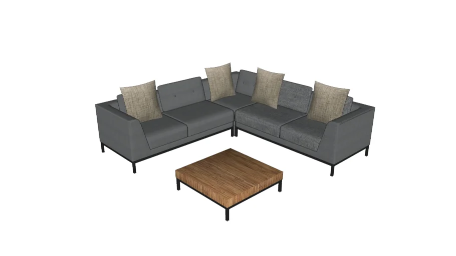 corner couch+coffee table