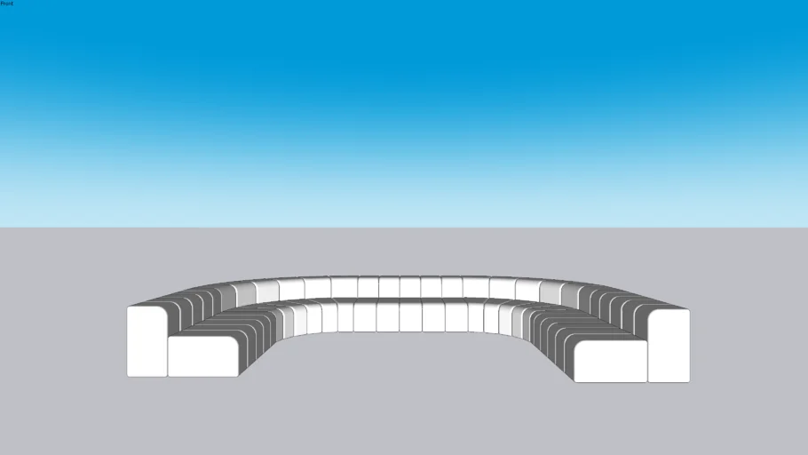 Curved Sofa