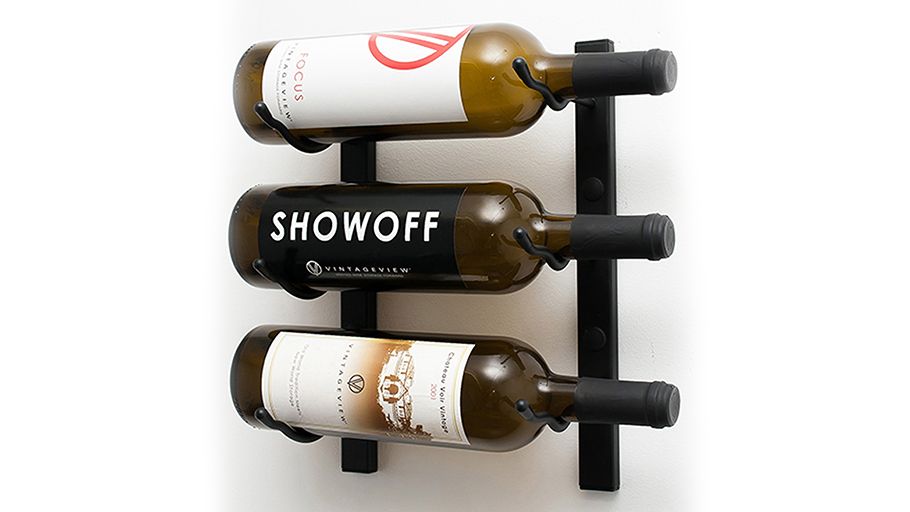 VintageView Wall Series - 1 Ft. Rack (3 Btl) #VVWALL1F3B