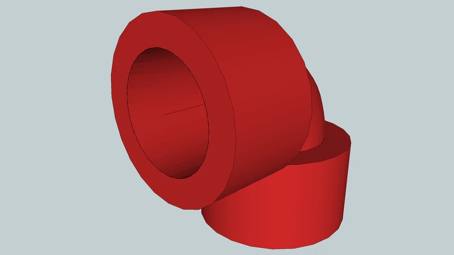 Codo PVC Rosca Hembra/Hembra 1"