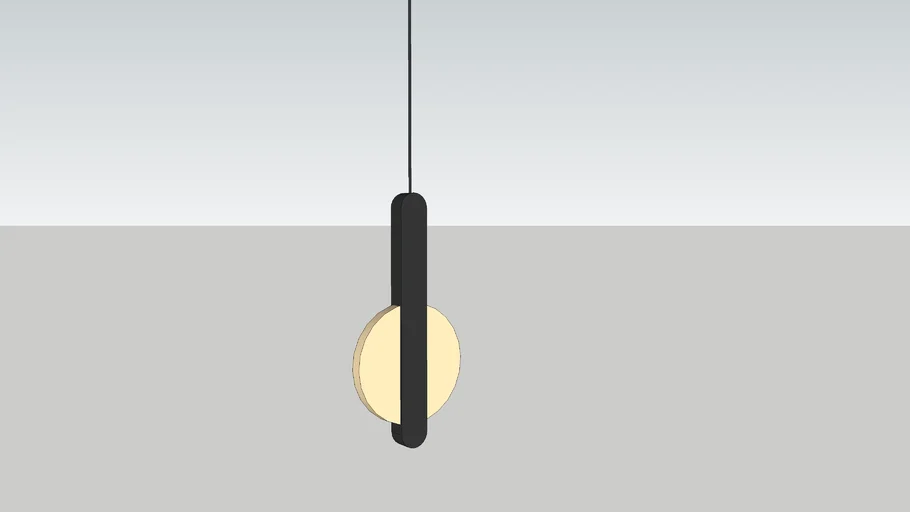 simple round pendant