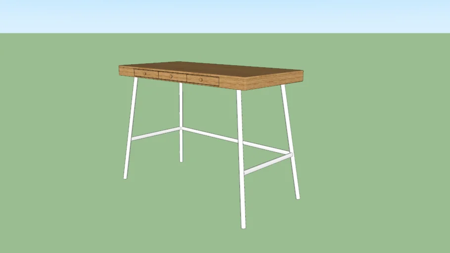 WORKING TABLE - IKEA TABLE LILLASEN DESK BAMBOO