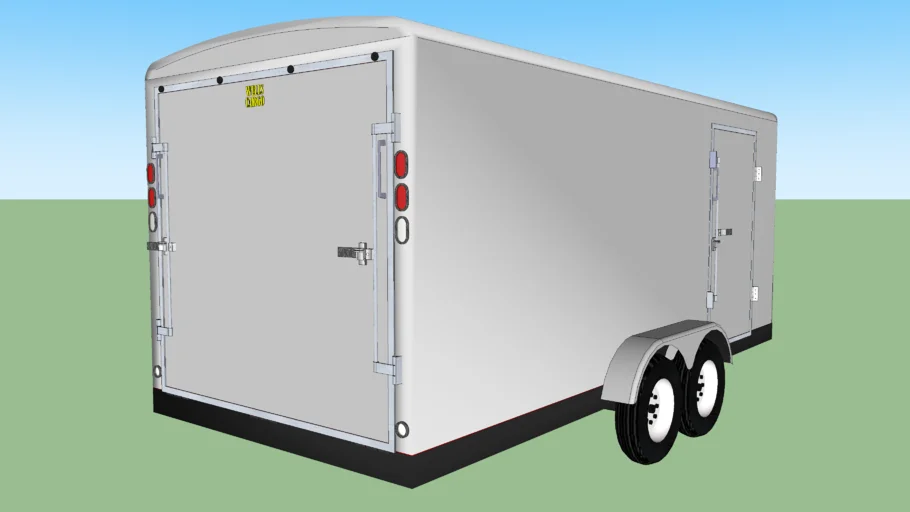 WELLS CARGO 7'X16" ENCLOSED TRAILER