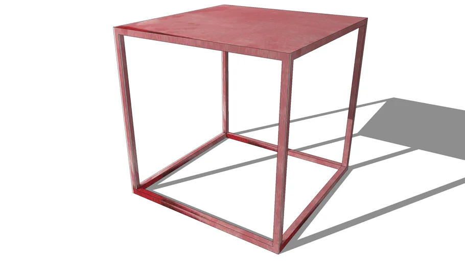 Table basse EDISON rouge, Maisons du monde. Réf: 130.963 Prix:49€