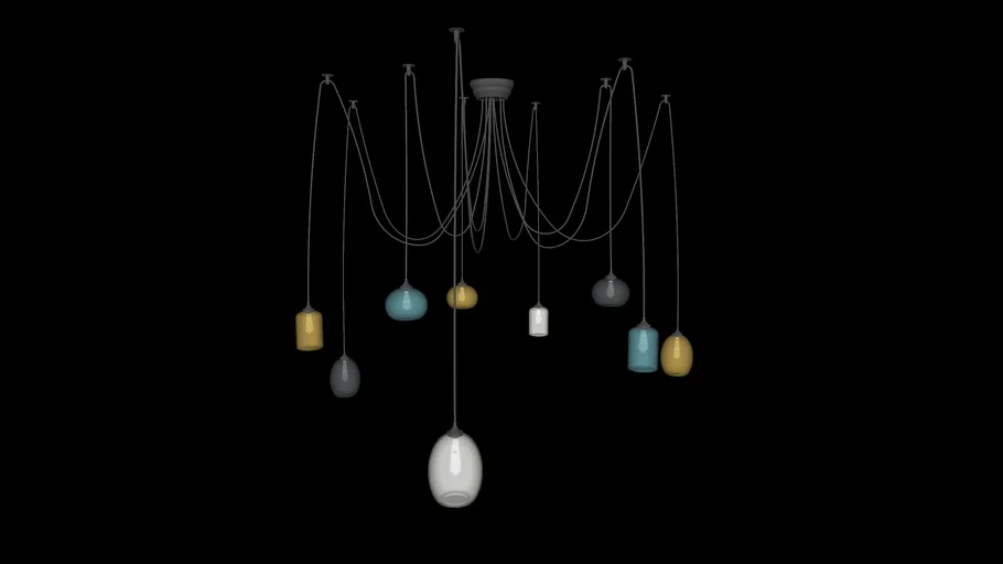 Lighting - Spider Leg Hanging Chandelier