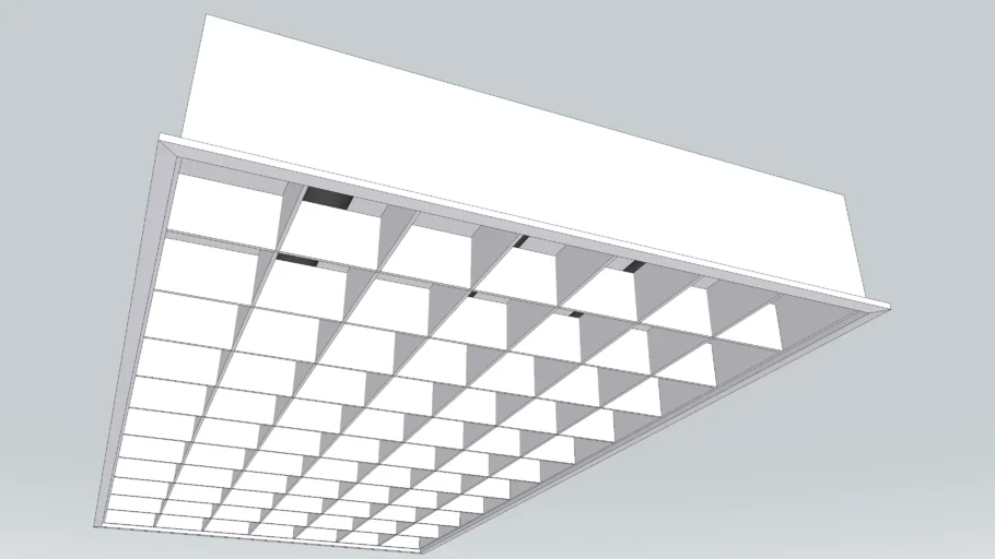 Ceiling Light Recessed Prismatic