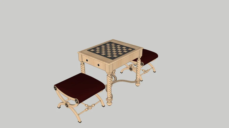CHESS TABLE SET CLASSIC