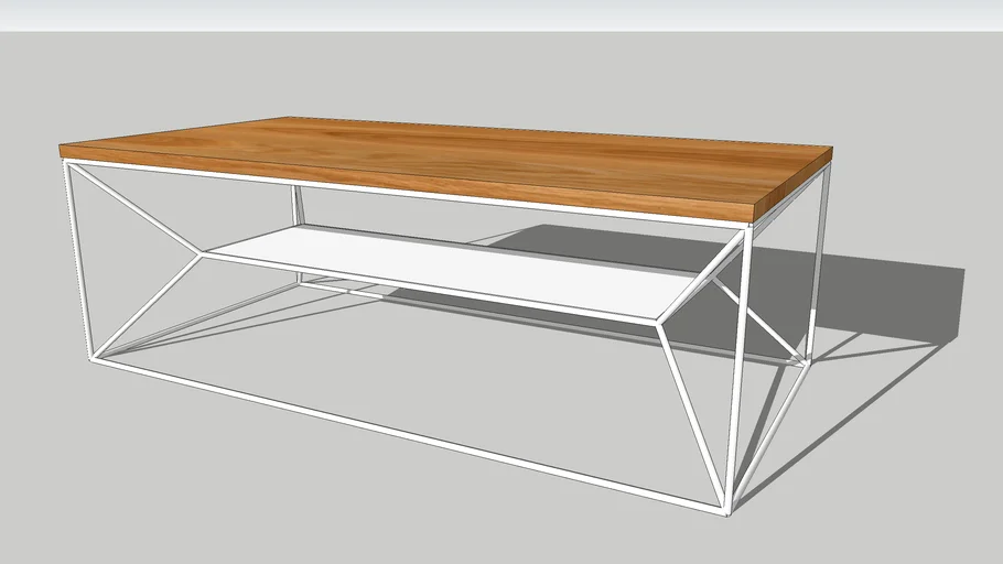 TABLE BASSE SCANDINAVE MAXIM BLANC loftboutik.com